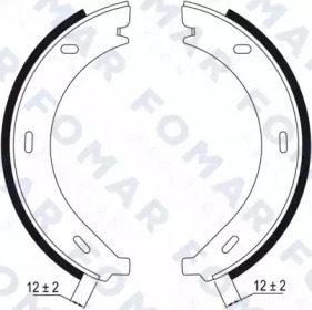 Комлект тормозных накладок FOMAR Friction FO 9010